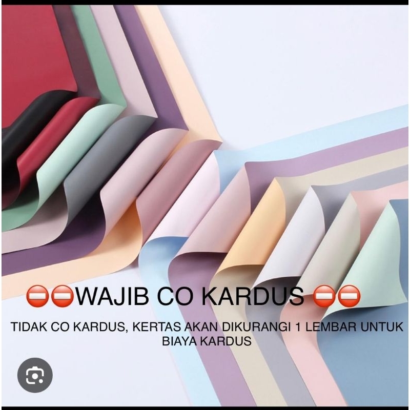 

WAJIB CO KARDUS!!!- CELLOPHANE BICOLOR (2 COLOURS)