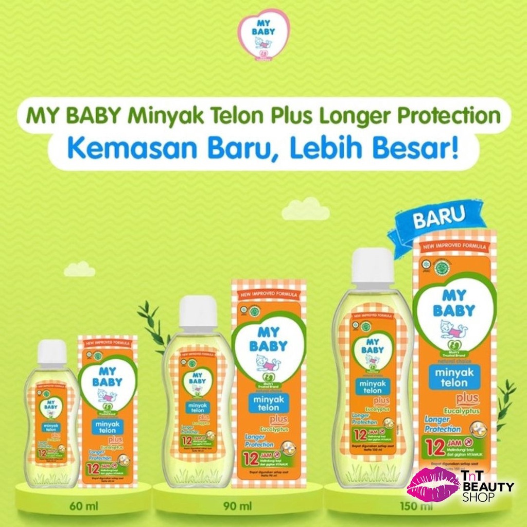 

PRODUK TERBARU MY BABY Minyak Telon Plus Longer Protection 6ml 9 ml 15ml Minyak Bayi Anti Nyamuk 12 Jam