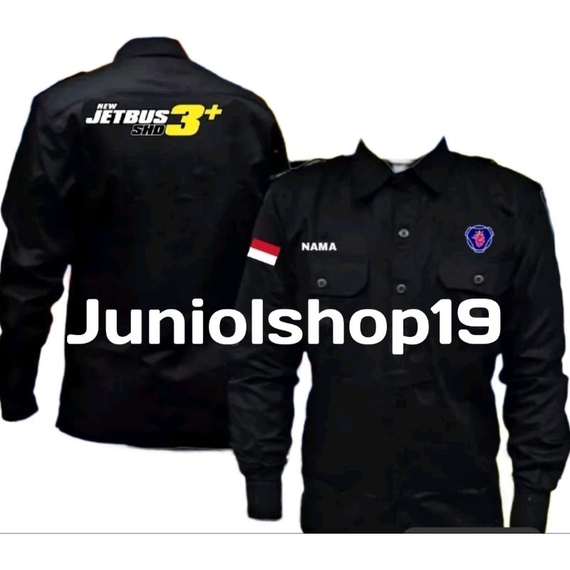 KEMEJA JETBUS /SERAGAM JETBUS /KEMEJA PDL JETBUS FULL BORDIR /SERAGAM PDL JETBUS /SERAGAM SCANIA FUL