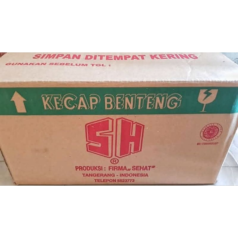 

Kecap manis benteng 1dus/kecap manis SH 300ml 1dus (24botol)