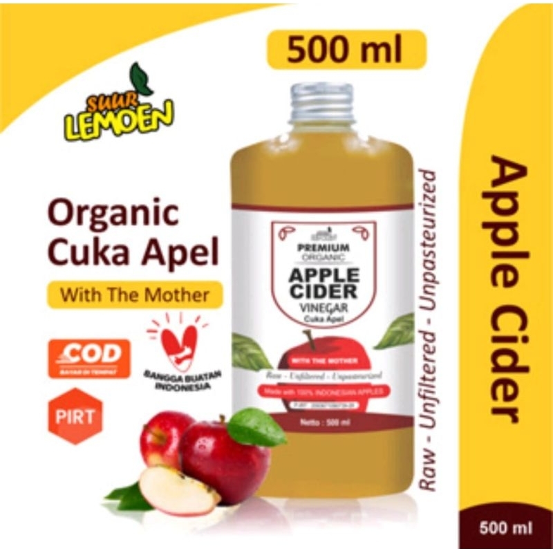 

CUKA APEL APPLE CIDER VINEGAR PREMIUM || ORGANIK CUKA APEL BY SUUR LEMOEN ID || WITH THE MOTHER