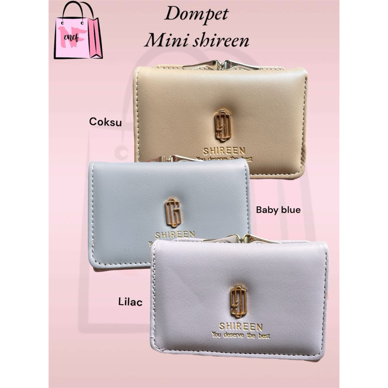 Dompet mini Shireen | Dompet kartu | Dompet koin | Dompet behel | Dompet cewek | Dompet lipat