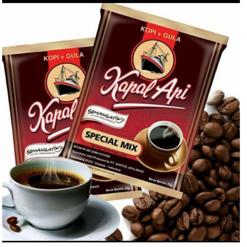 

KAPAL API Special Mix kopi bubuk [ 23gr/ 10+1 sachet ] total 11pcs Ready Exp Jun 25