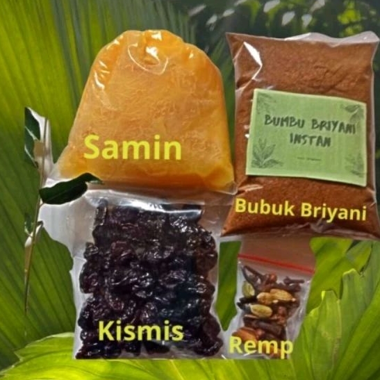 

Promo Bumbu nasi Briyani komplit porsi 1 kg beras Food Masakan