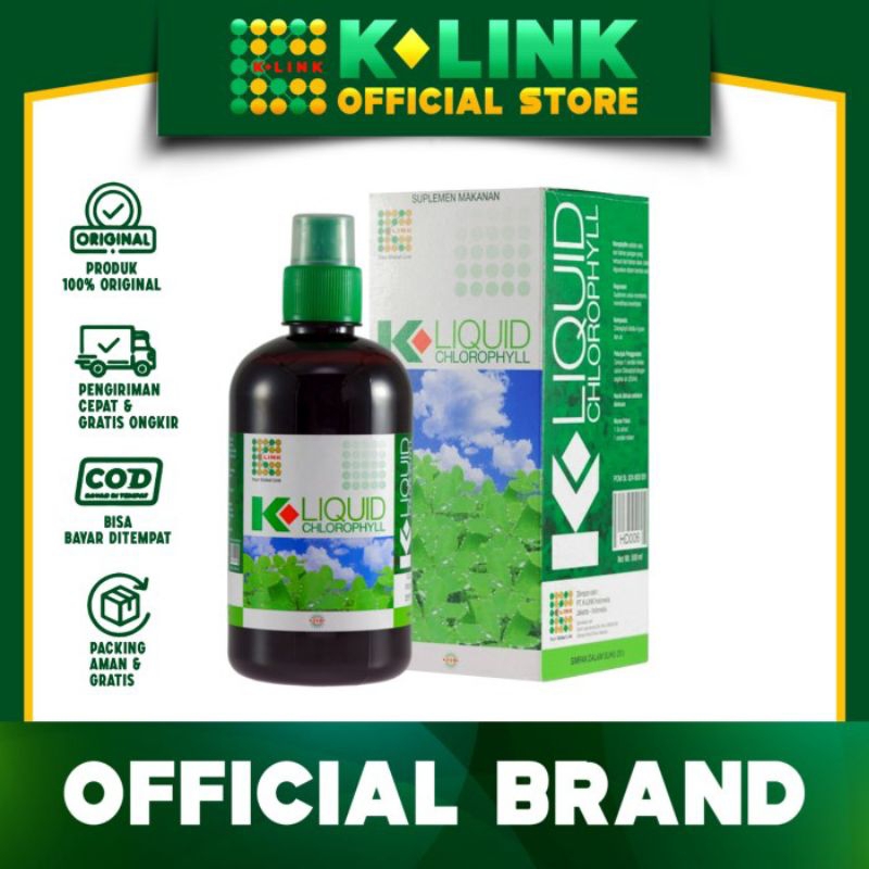 K-LIQUID CHLOROPHYLL 500 ml KLOROFIL K-LINK ORIGINAL Clorofil Klink Klorofil Original BPOM