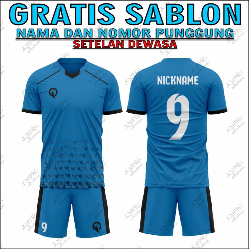 JERSEY FUTSAL CUSTOM NAMA DAN NO PUNGGUNG SEA004