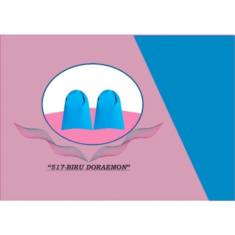 CAT TEMBOK WARNA BIRU DORAEMON 1 KG