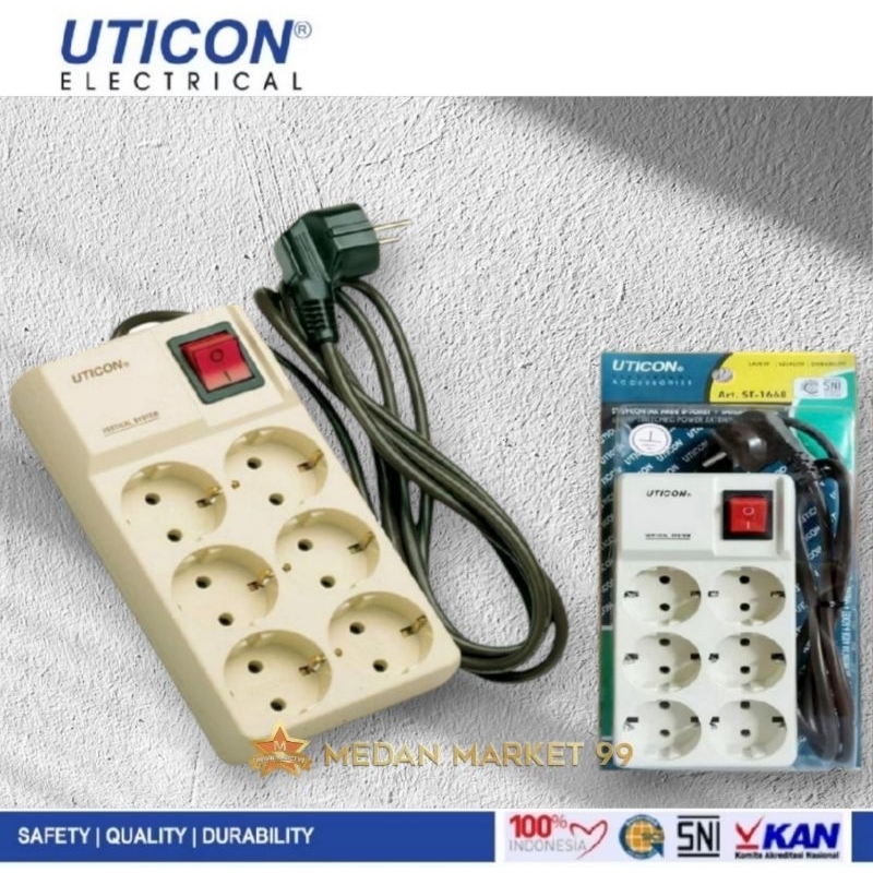 STOP KONTAK | COK SAMBUNG | SAKLAR LAMPU | KABEL LISTRIK | WAYAR | SAMBUNGAN KABEL | UTICON