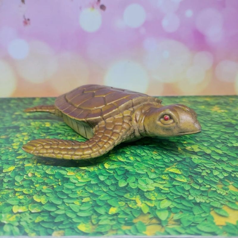 Mainan figure hewan kura kura preloved mainan edukasi hewan