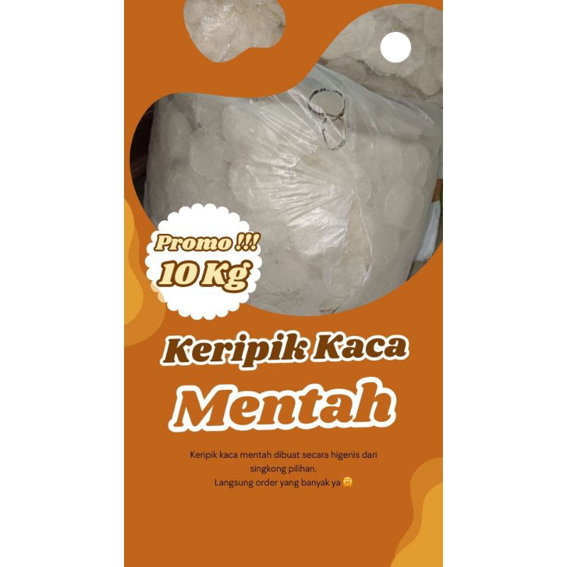 

KERIPIK KACA MENTAH ( 10 KG ) BENING, PUTIH DAN BERSIH