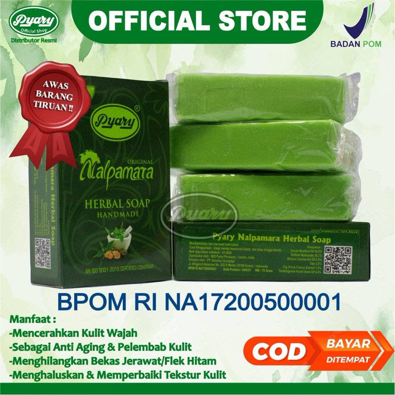 Sabun Arab PYARY Nalpamara Soap 100% Original BPOM Distributor Resmi PyaryID