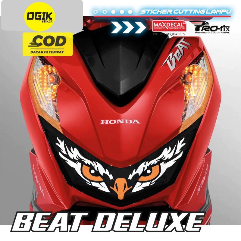 STICKER VARIASI STIKER LAMPU BEAT STREET/DELUXE 2020 2023 BURHAN