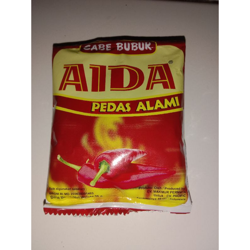 

CABE BUBUK AIDA PEDAS ALAMI 25 GRAM
