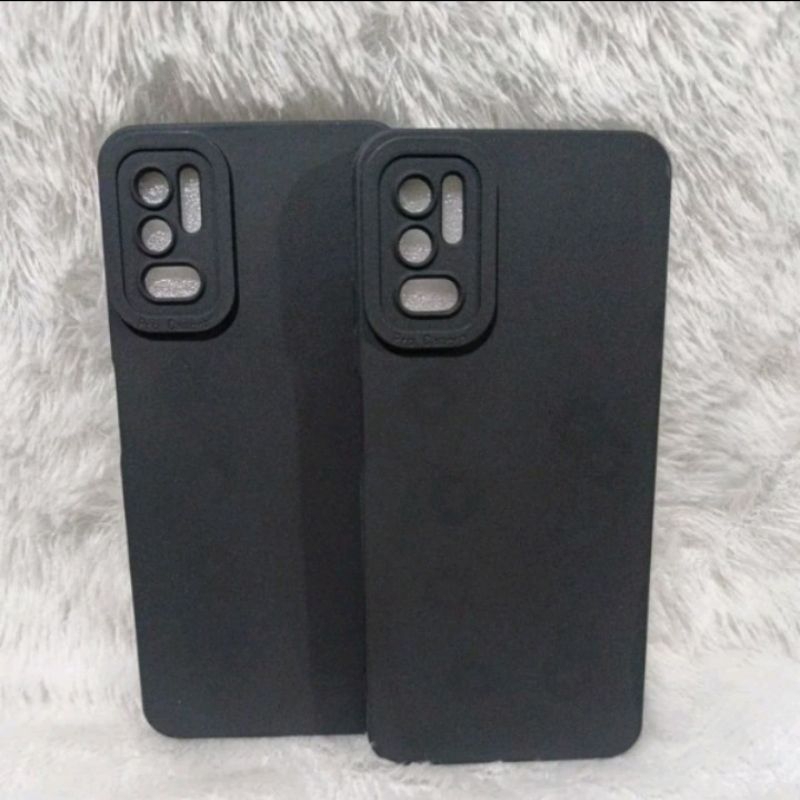 SOFTCASE CASE FULL BLACK REDMII NOTE 10 5G SLIKON CASE PRO CAMERA FULL BLACK HITAM