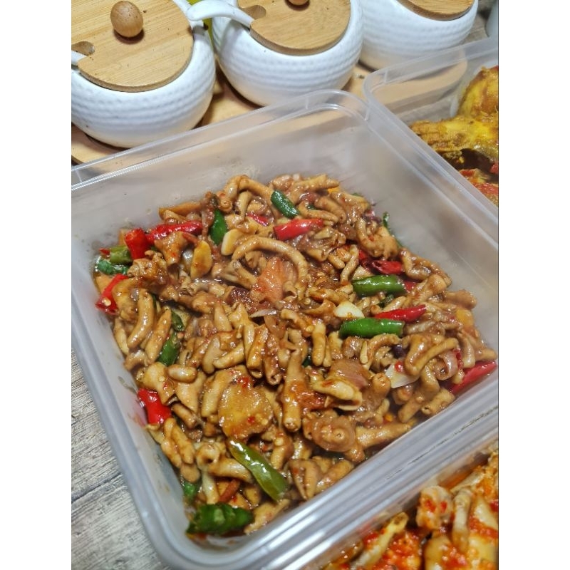 

Tumis Usus Kecap Pedas (300gr) siap makan