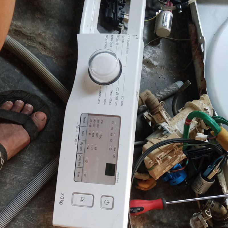 kabel mesin cuci frontloading Samsung inverter