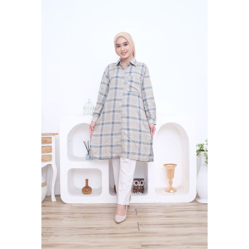 PROMO ZARA TUNIK/LONG TUNIK JUMBO RAYON VISCOSE LD 100-140