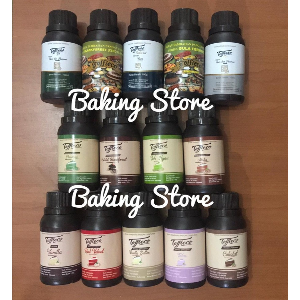 

Toffieco Pasta Rhum Bakar / Zero Bakar / Black Forest / Semprot / dll
