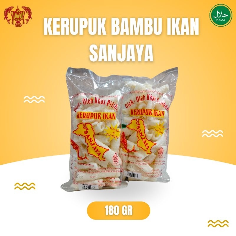 

Kerupuk Bambu khas Bangka cap Sanjaya