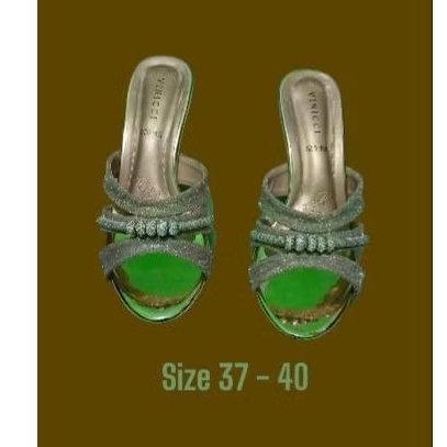 Sendal Pesta Keren//Sendal 5cm//Sendal Pesta Perempuan//Sendal Pernikahan