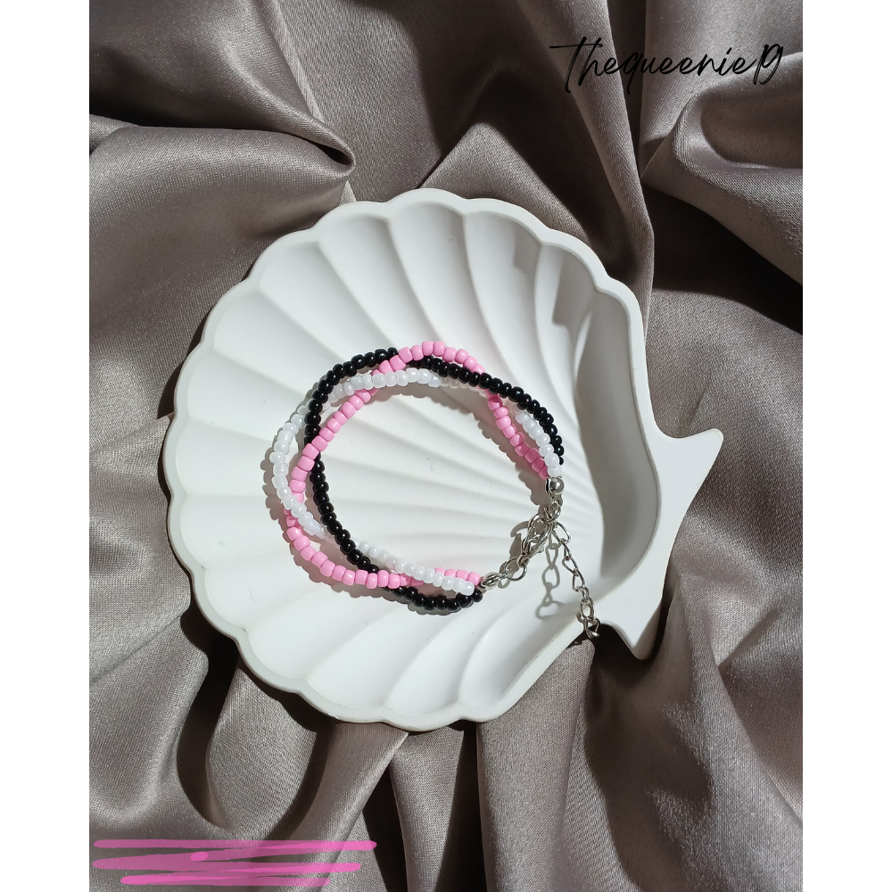Gelang Beads Braclet | Gelang Manik | Gelang Pengait Rantai | Gelang Lucu