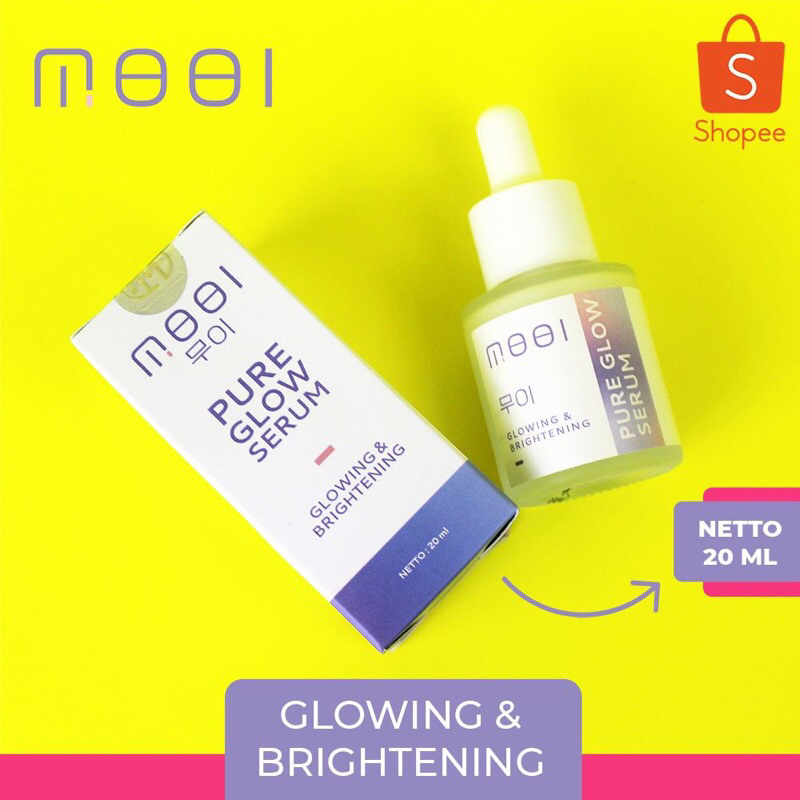 MOOI Pure Glow Serum - Original Serum Wajah Glowing Korea