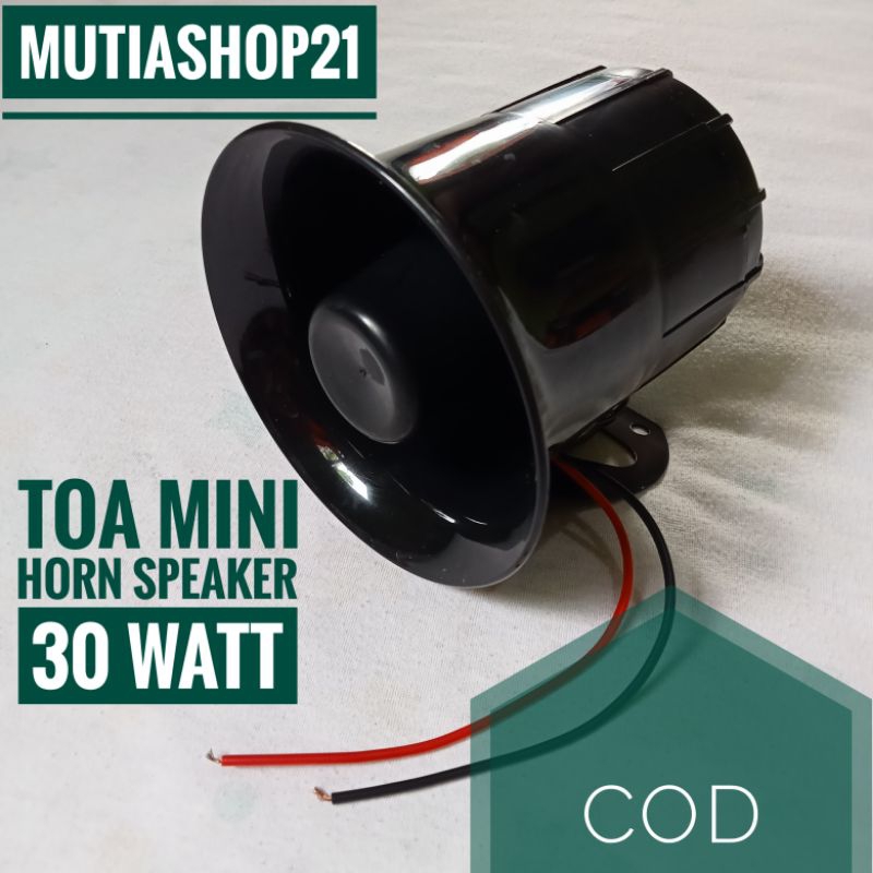 TOA MINI HORN SPEAKER 30 WATT ( BULAT )