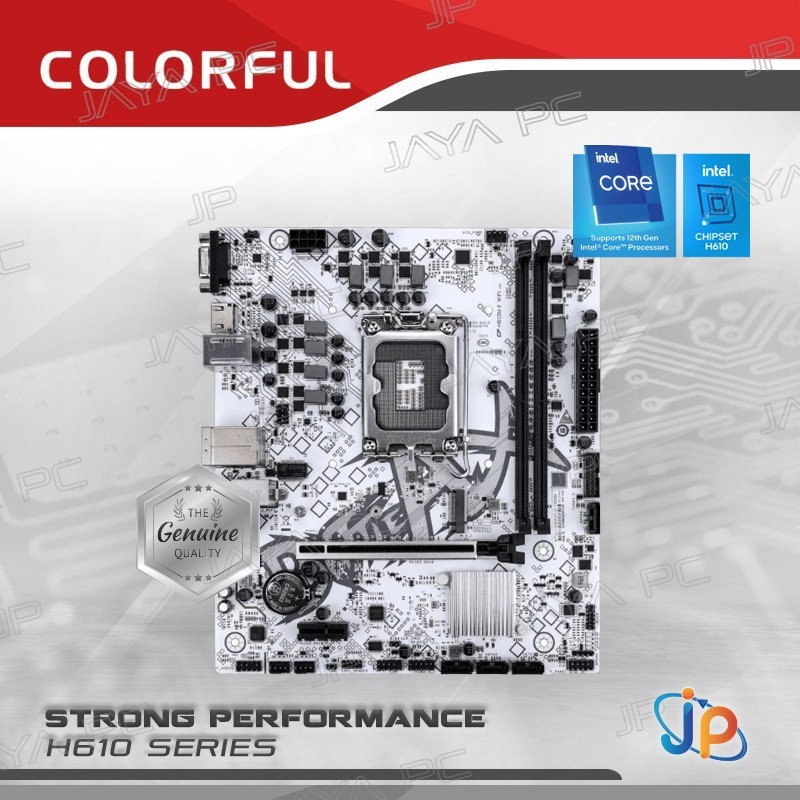 Motherboard Colorful BATTLE-AX H610M-E WIFI V20 (LGA1700, H610, DDR4, USB3.2)