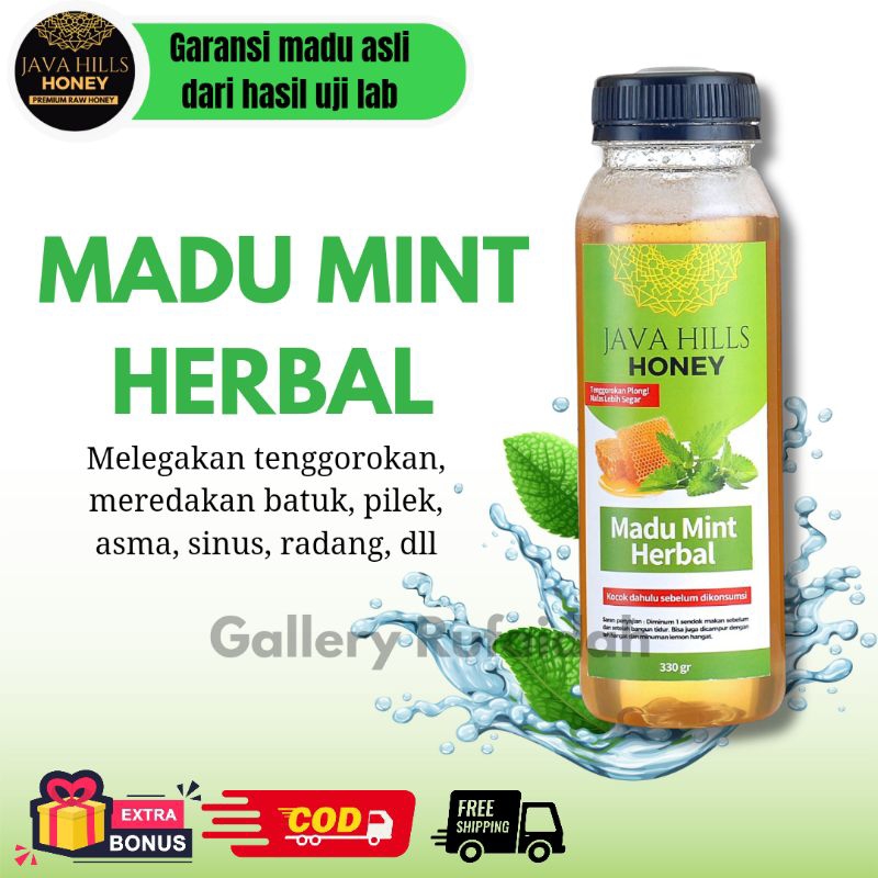 

MADU MINT HERBAL MENGOBATI MASUK ANGIN [MEREDAKAN FLU & BATUK] MENJAGA IMUNITAS TUBUH 350 gram - PO