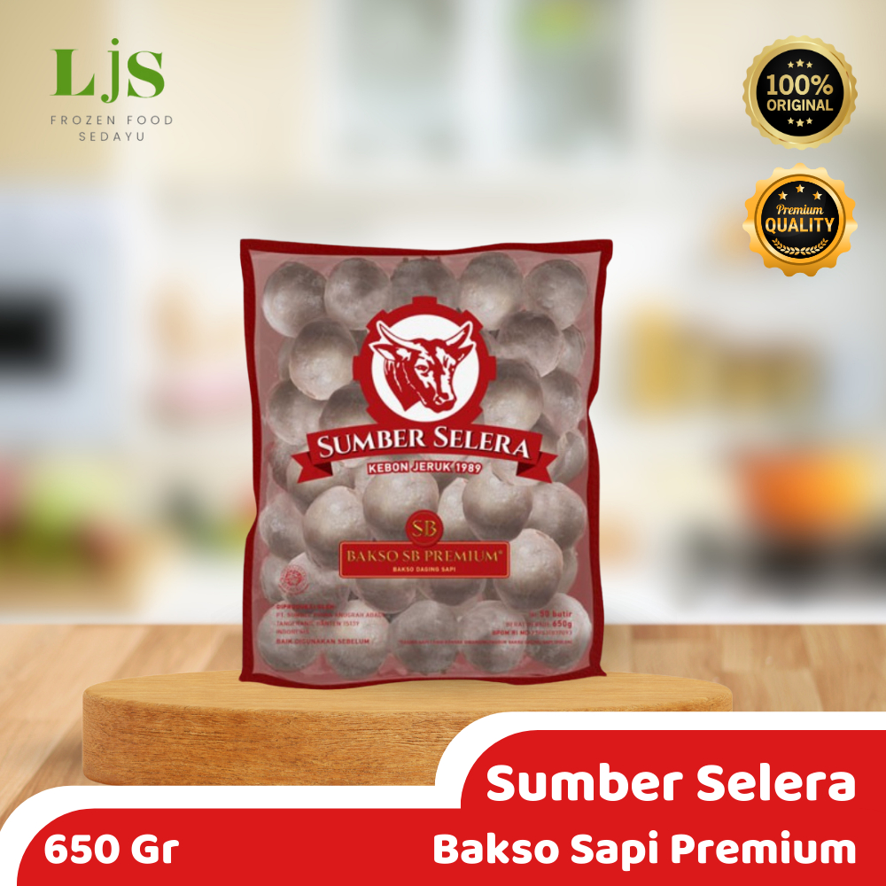 

Bakso Sapi Sumber Selera SB Premium isi 50pcs 650gr