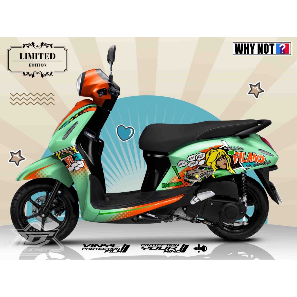 decal yamaha grand filano