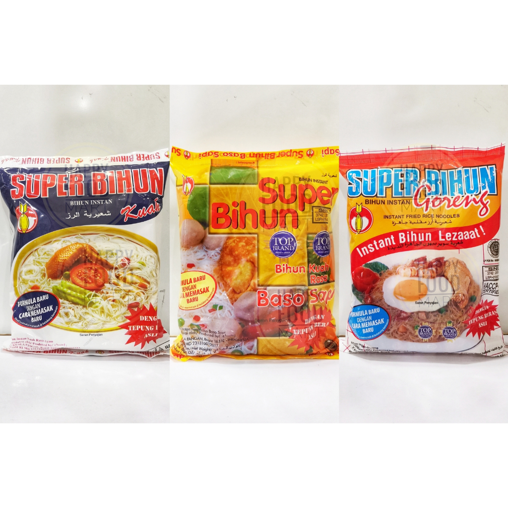 

[HALAL] SUPER BIHUN/BIHUN KUAH INSTAN/BIHUN GORENG/INSTANT VERMICELLI RICE NOODLE/MIE HUN/MIHUN