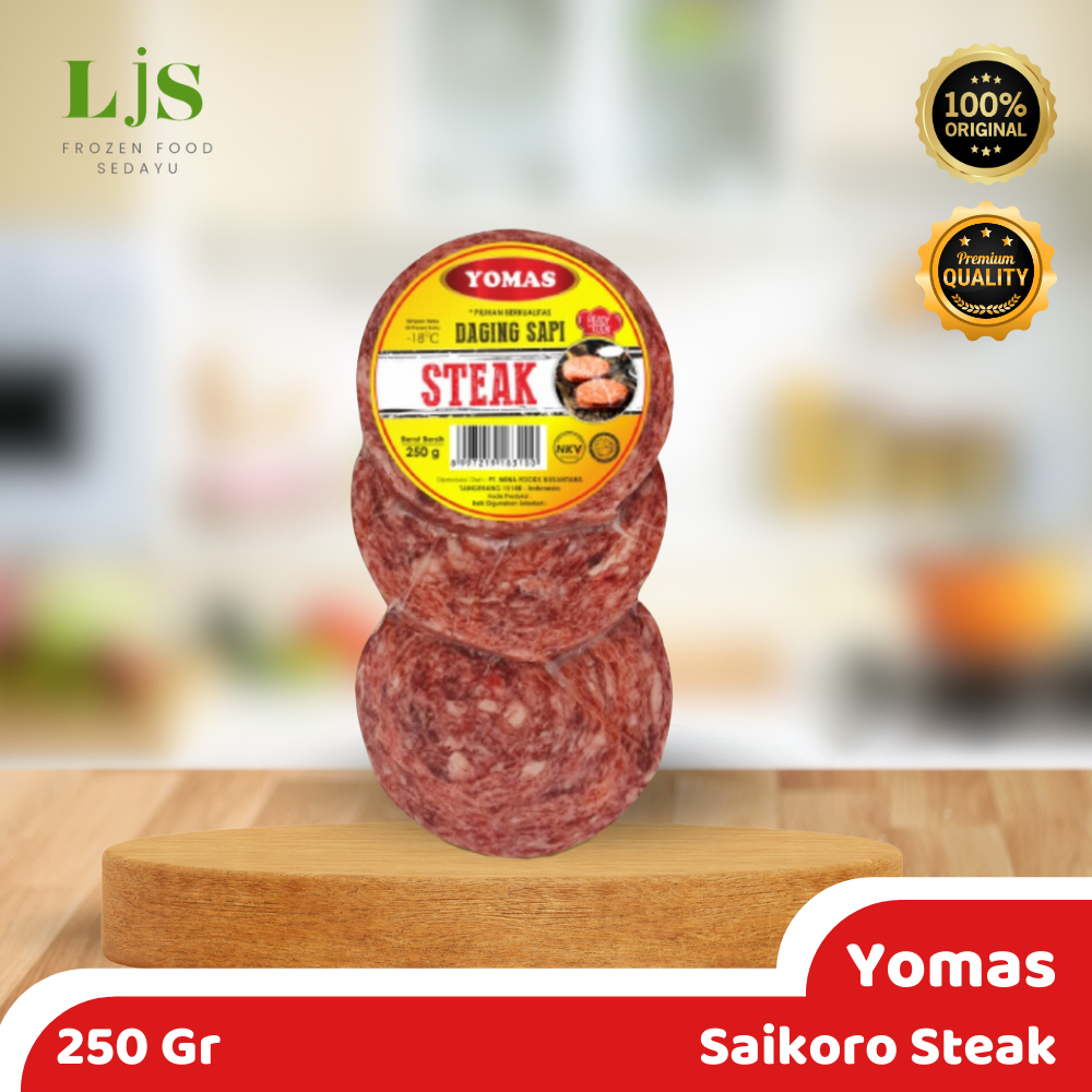 

Yomas Saikoro Beef Steak 250gr