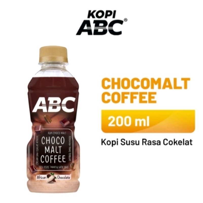 

KOPI ABC KOPI SUSU DAN CHOCO MALT COFFEE 200 ML