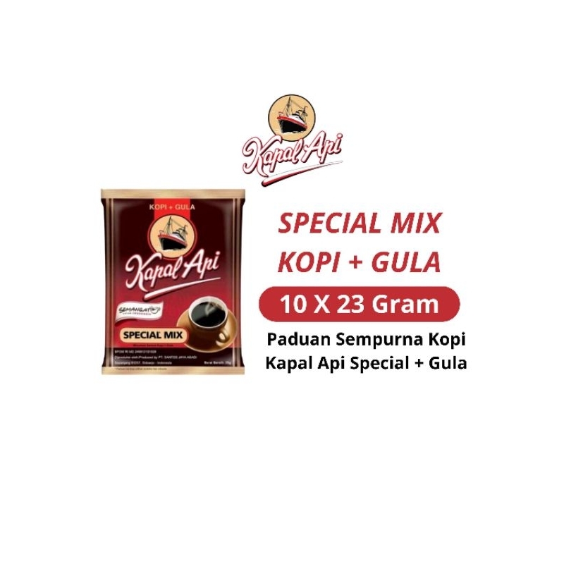 

KOPI KAPAL API SPESIAL MIX SACHET | 1 RENCENG