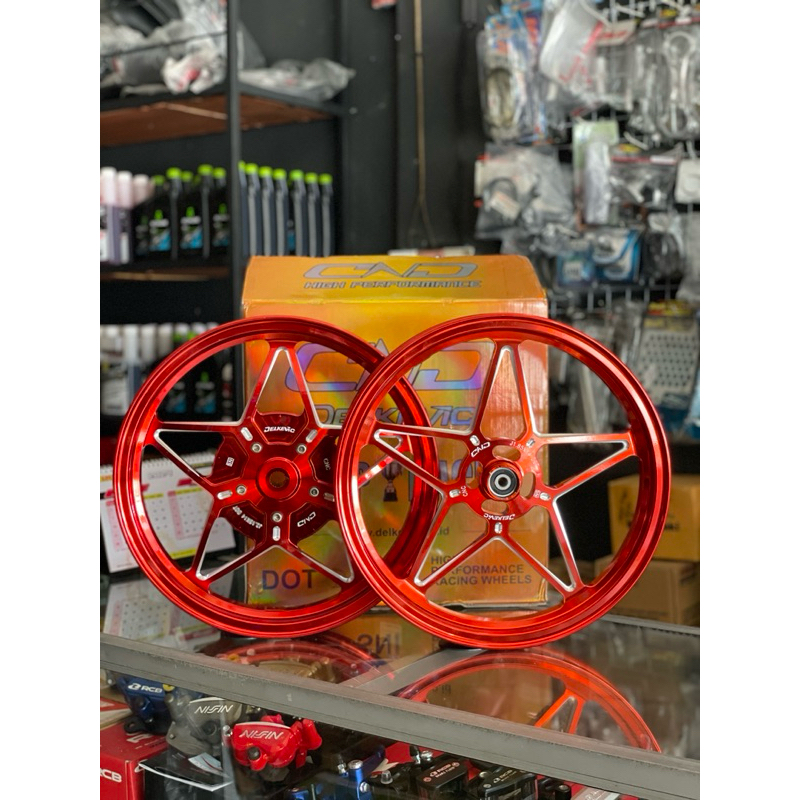 VELG DND DELKEVIC X1 V Speed Vspeed X1R King Speed Bintang Ring 14 Ukuran 185x14 & 215x14 CNC MOTOR 
