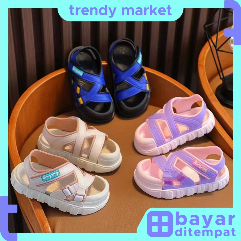 Sepatu Sandal Gunung Anak Import Sepatu Sendal Gunung Anak Balita Cowok Cewek Impor Sandal Motif Pol