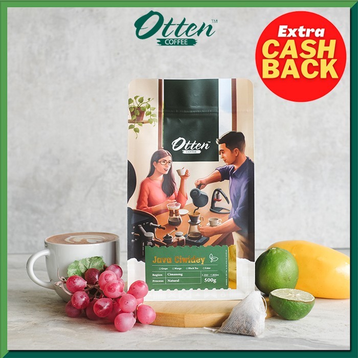 

Kopi Arabica Java Ciwidey Natural Process 500g - Biji / Bubuk Kopi - Otten Coffee