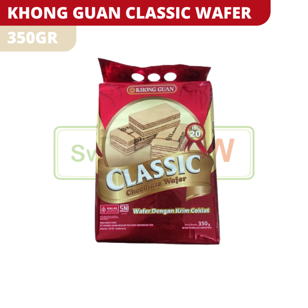 

KHONG GUAN CALSSIC WAFER COKLAT 350gr