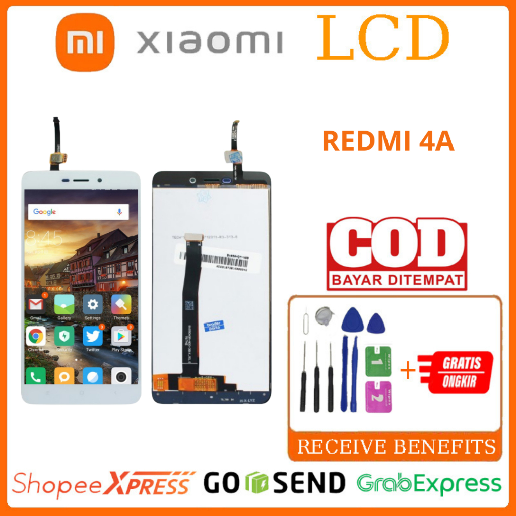 LCD HP ORIGINAL XIAOMI REDMI 4A MI4A TOUCHSCREEN FULLSET [BERGARANSI]