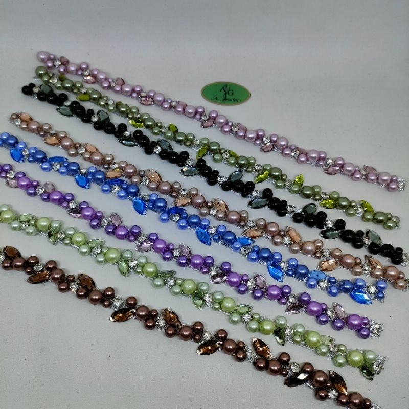 payet rangkai pinggang / payet rangkai mutiara / payet rangkai