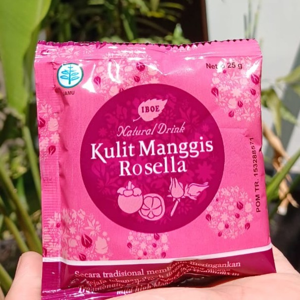 

Jamu IBOE - Natural Drink Kulit Manggis Rosella 25gr x 10Sachet / Jamu Traditional