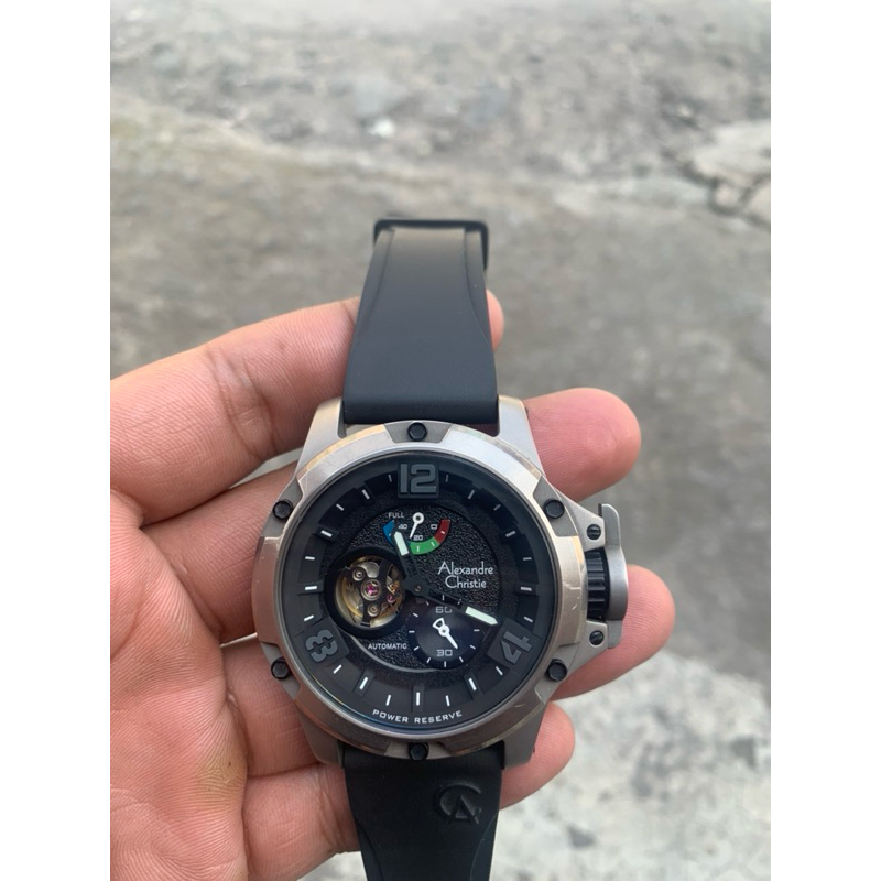 jam Ac 6295 autometic warna hitam