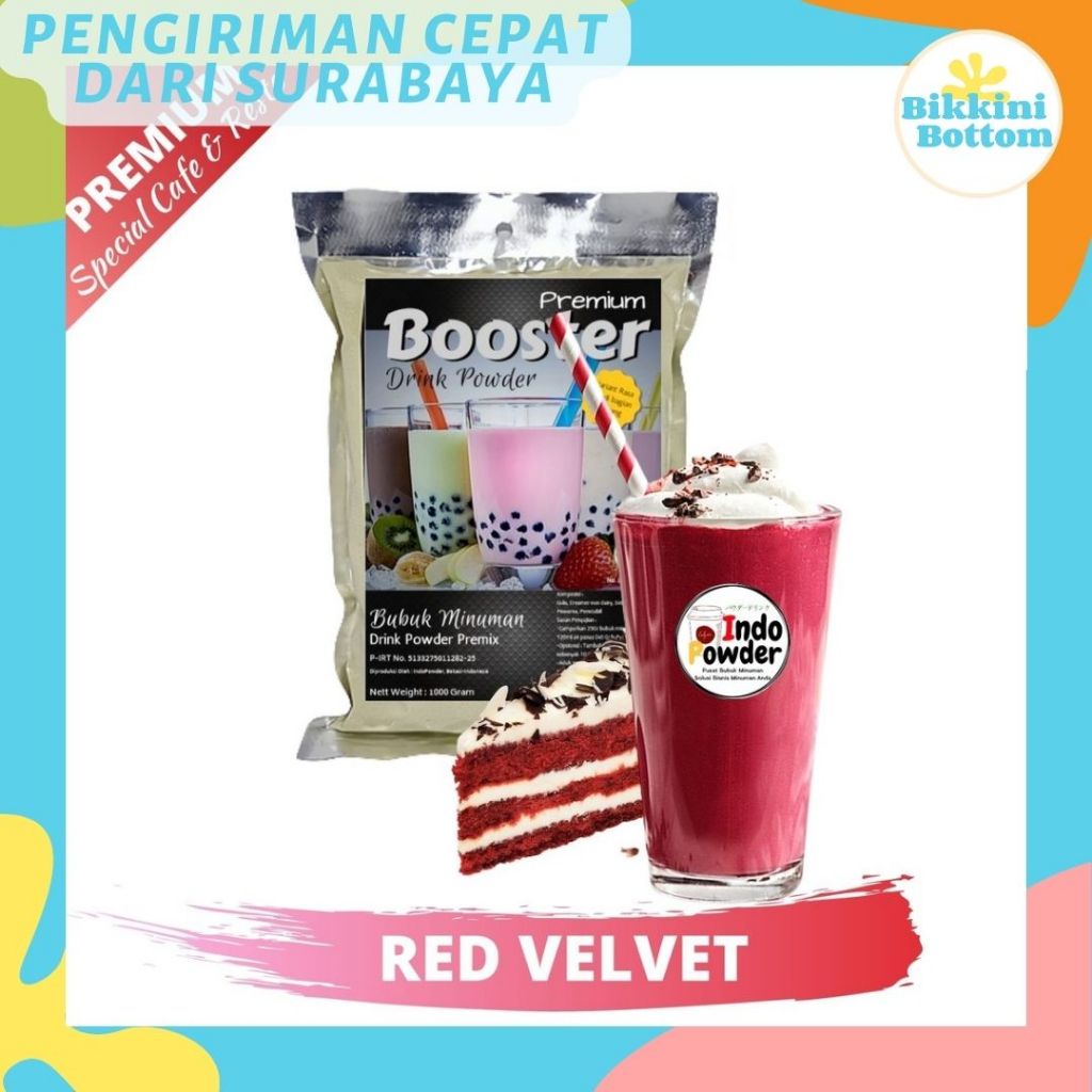 

Bubuk Minuman RED VELVET 1KG PREMIUM / Powder/ Bubuk RED VELVET INDOPOWDER BOOSTER PREMIUM