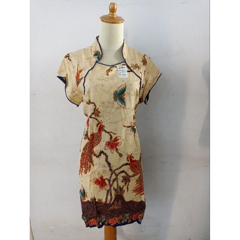 SACKDRESS BATIK WANITA KANTOR MURAH BERKUALITA PREMIUM 668SK333 (6A3D)