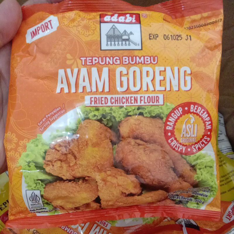 

Tepung Bumbu Ayam Goreng 150gr