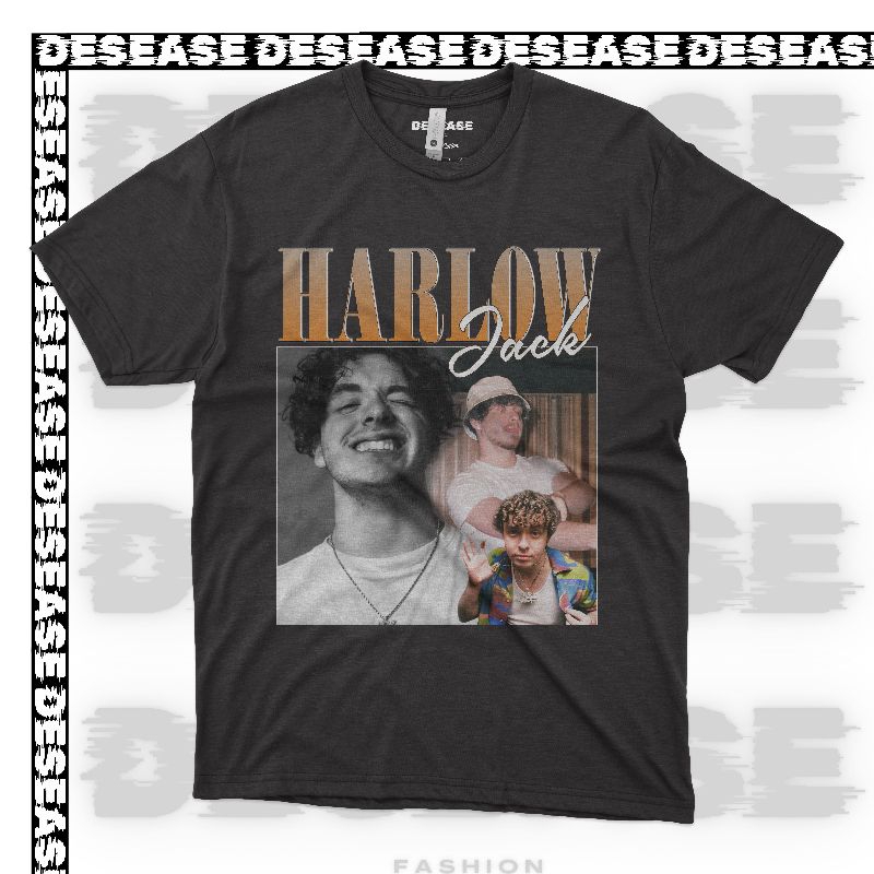 Jack Harlow T Shirt - Kaos Jack Harlow Vintage A2 - Kaos Distro Pria Wanita 20s - Desease