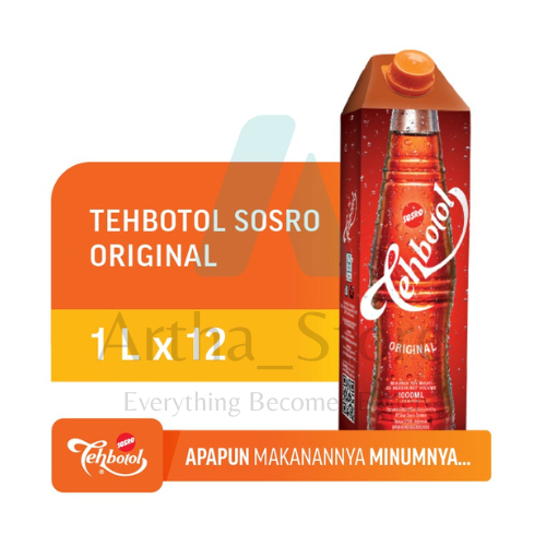 

TEH BOTOL SOSRO - 1L X 12 ORIGINAL