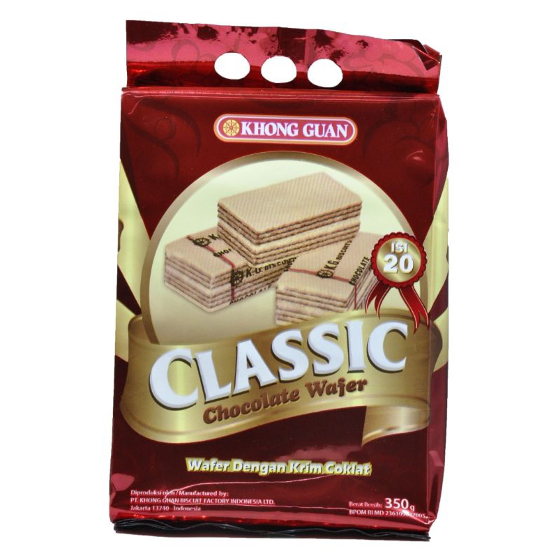 

Khong Guan Clasic Wafer Coklat 350gr