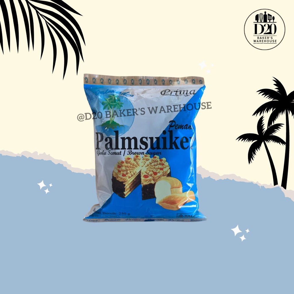 

Prima Palm Suiker Biru Brown Sugar Gula Palem 250gr